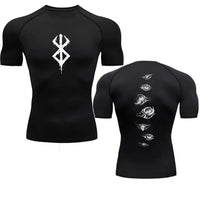T-shirt de compression homme anime performance